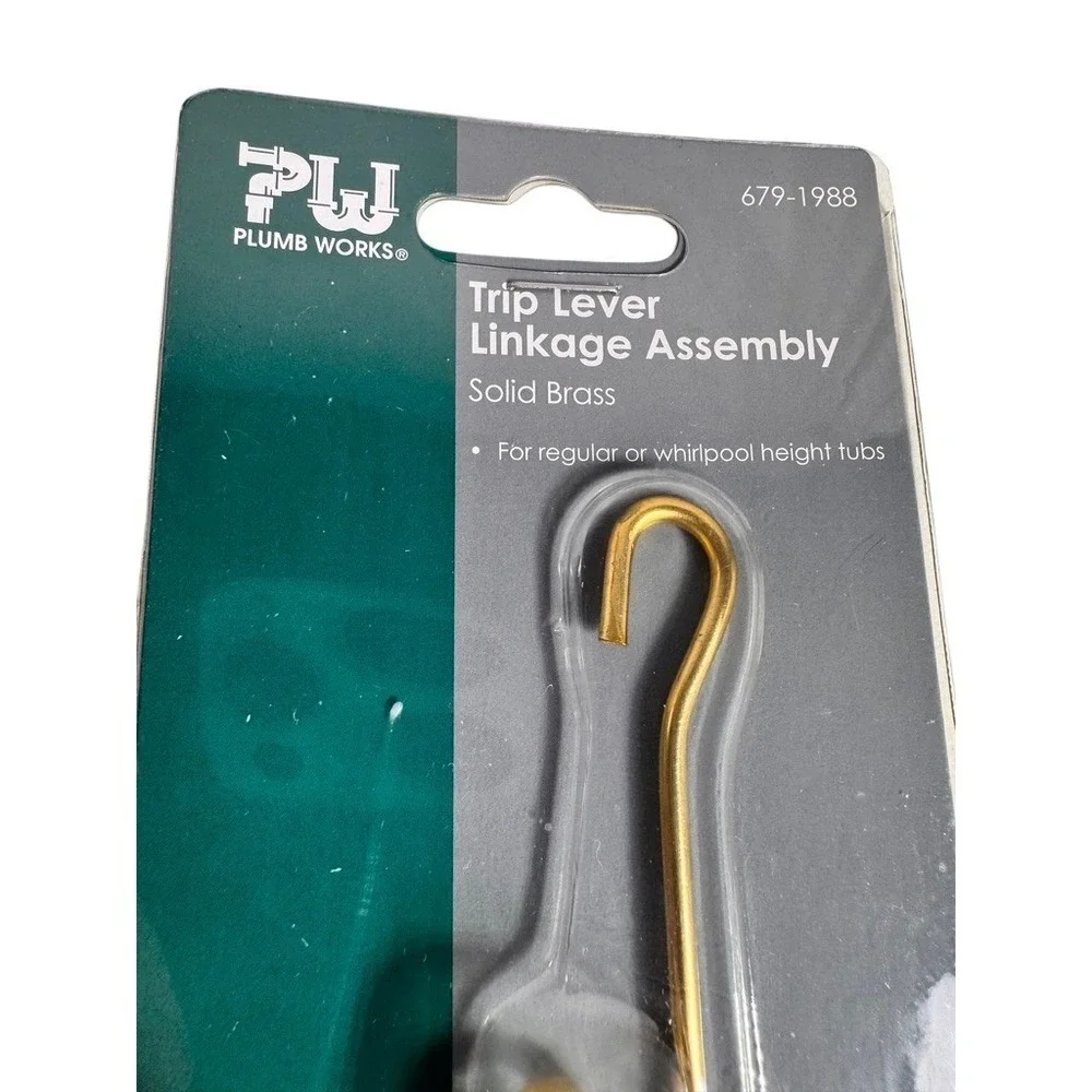 Plumb Works Solid Brass Trip Lever Linkage Assembly Bath‎ Tubs 679-1988